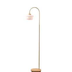 Soleia gulvlampe E27 hvit/beige