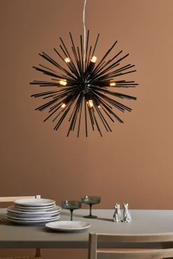 Soleil takpendel Ø56cm 9x20W sort