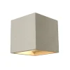 Sorrenca vegglampe hvit betong