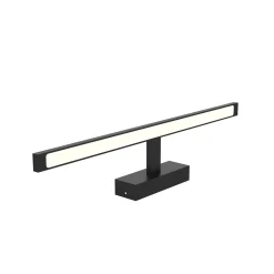 Specchio 50 baderomsarmatur sort LED IP44
