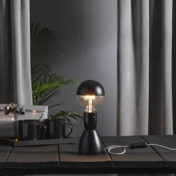 Star LED globe sort topp Ø95mm 2.8W dimbar