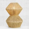 Straw bordlampe 20W G9 natur