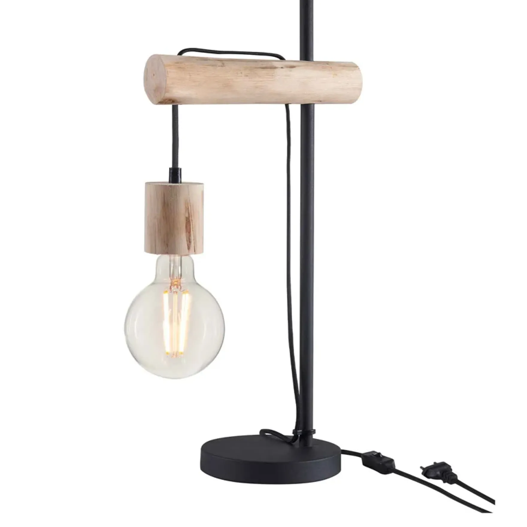 Stryn bordlampe sort/natur