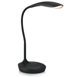 Swan LED bordlampe m/USB sort