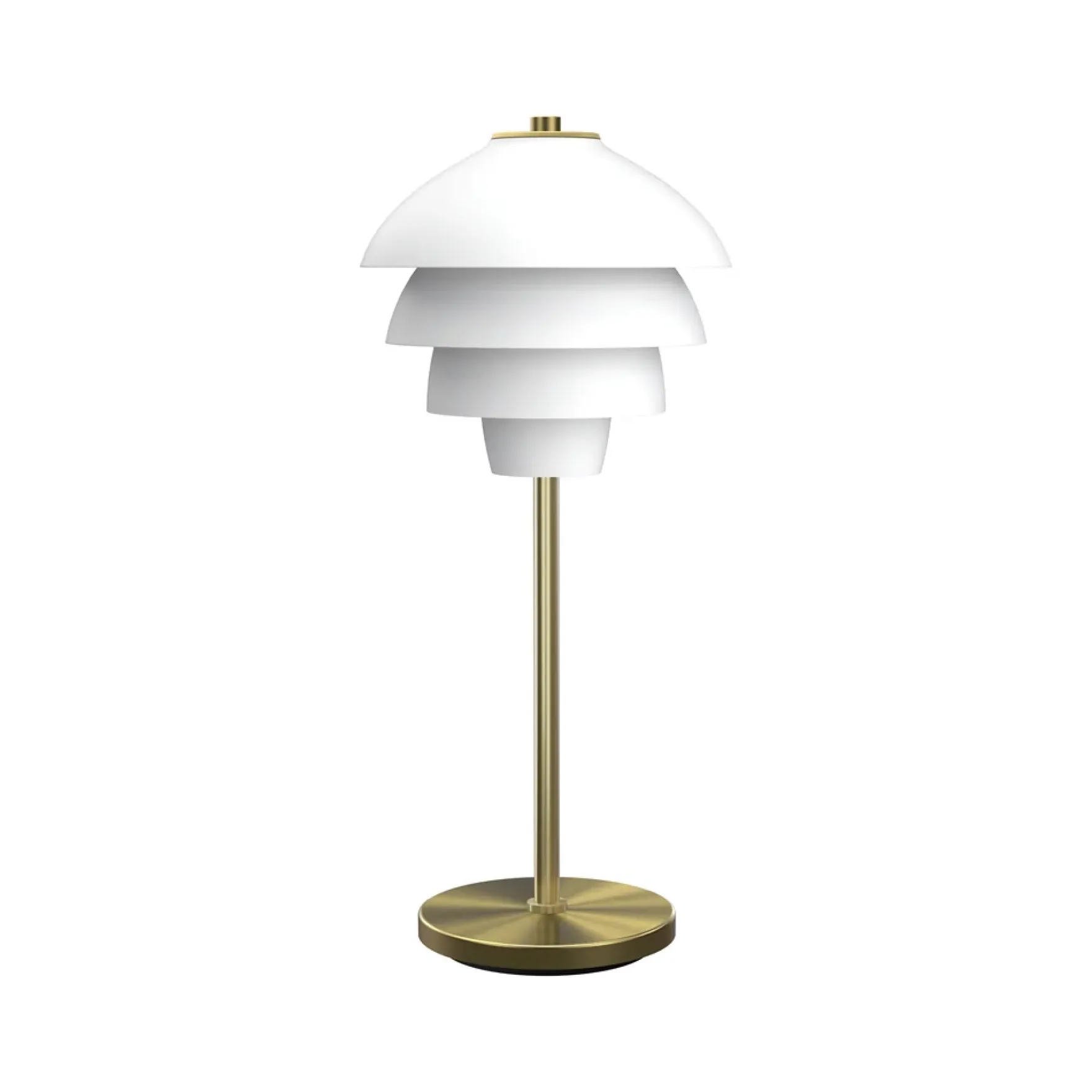 Valencia bordlampe hvit/messing