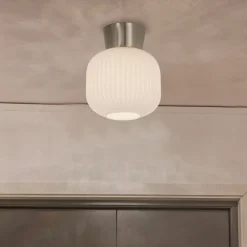Vanja takplafond stål/opal
