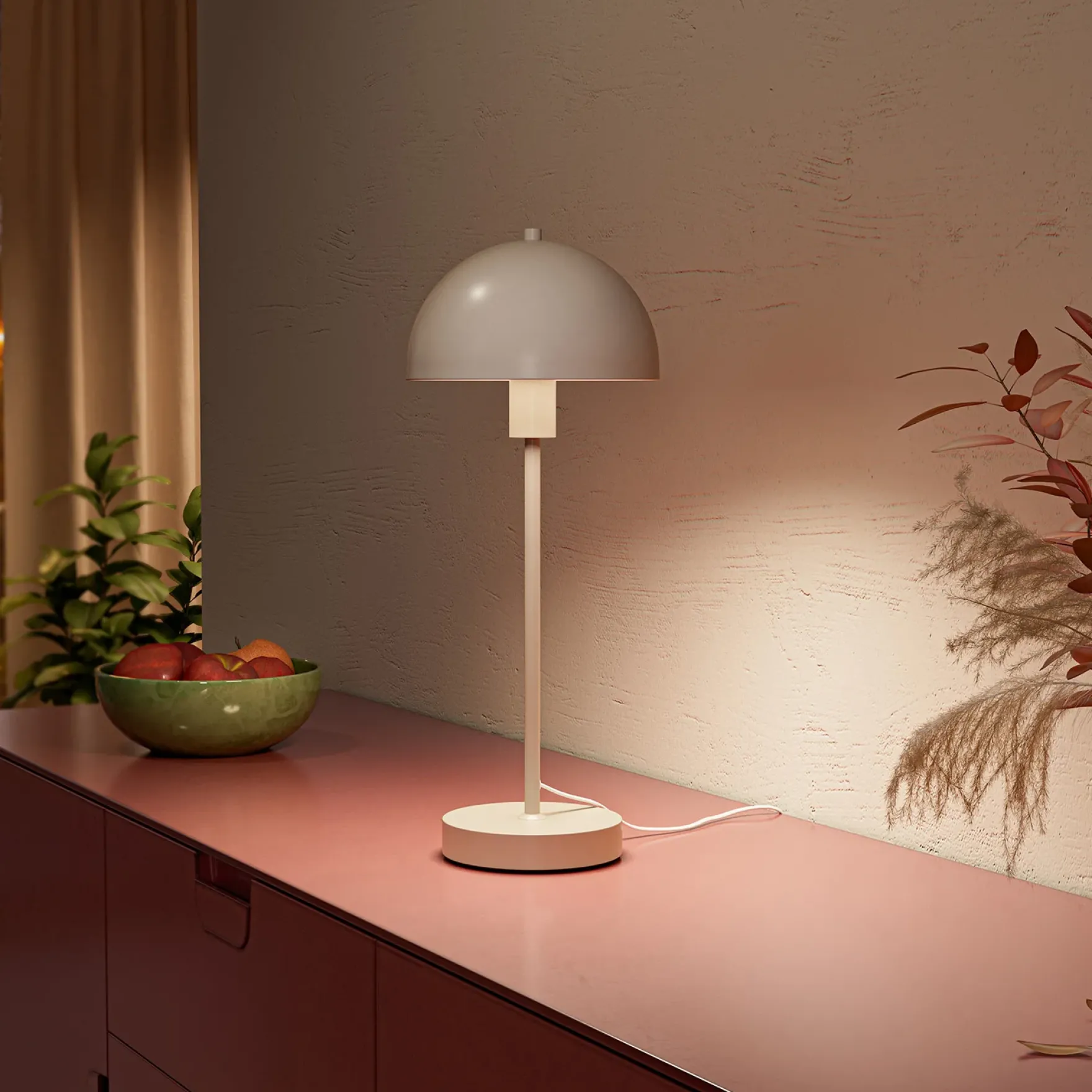 Vienda bordlampe putty grey