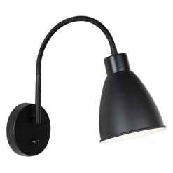 Vince vegglampe sort