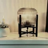 Vinda bordlampe liten sort/sotet