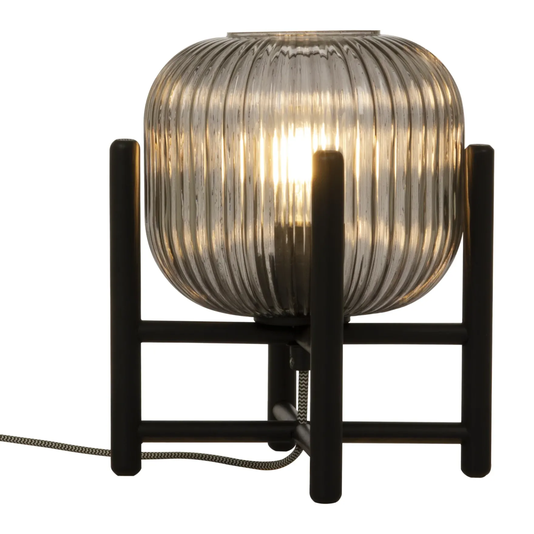 Vinda bordlampe liten sort/sotet
