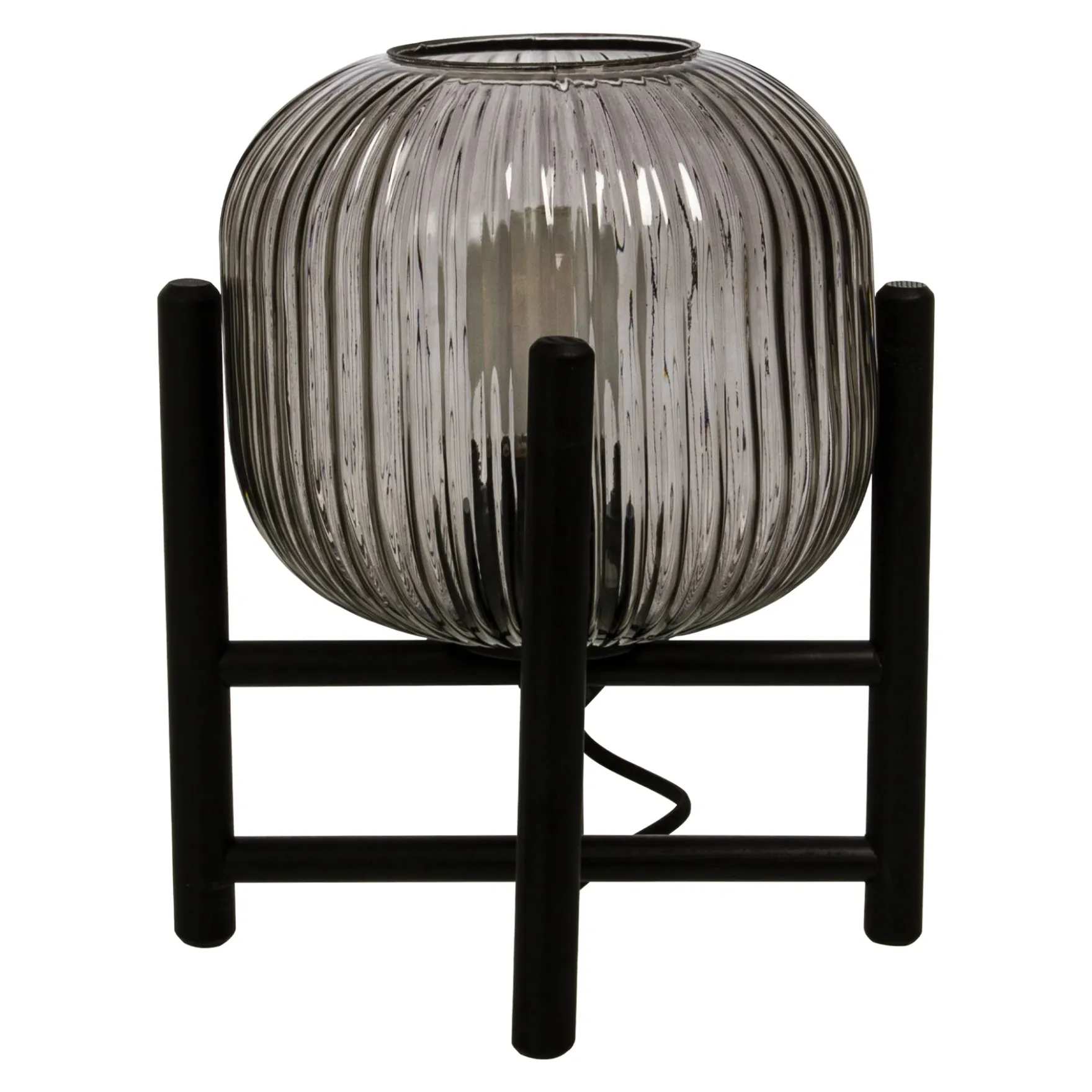 Vinda bordlampe liten sort/sotet