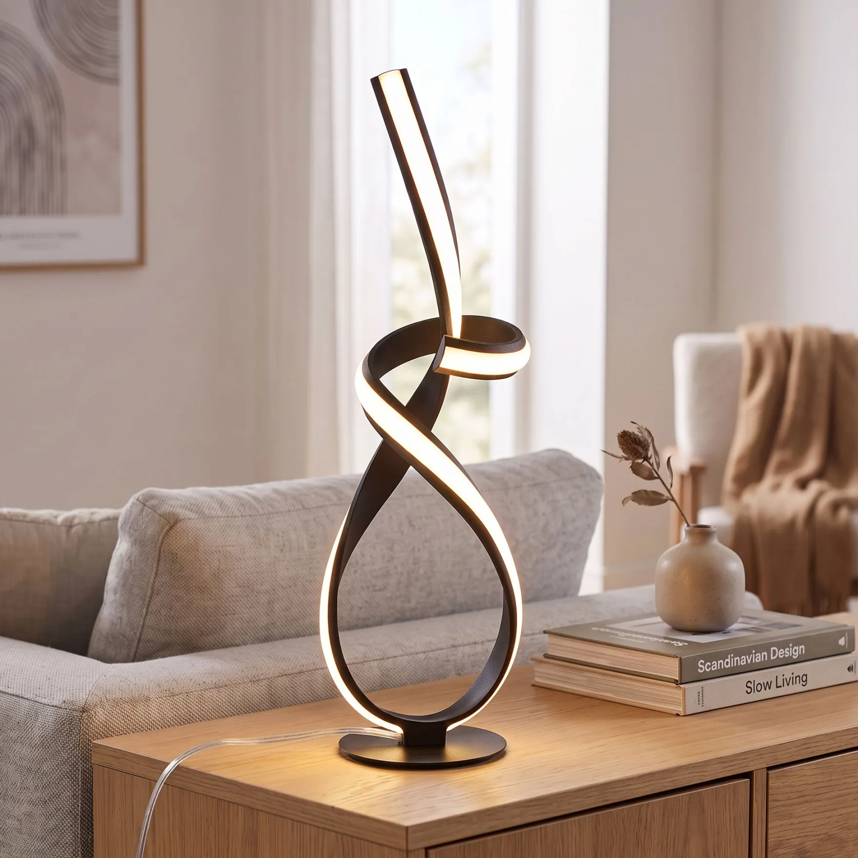 Vita bordlampe 17W sort