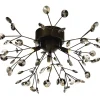 Viva taklampe krystall/sort