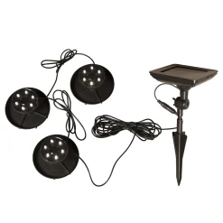 Water light solcelle 3stk