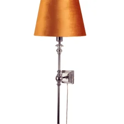 Wilma vegglampe høy u/skjerm krom